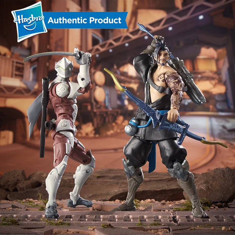 Hasbro Overwatch Ultimates серии Ханзо и Гэндзи двойной набор 6-дюймовый-весы Коллекционные Фигурки с персонажей видеоигр