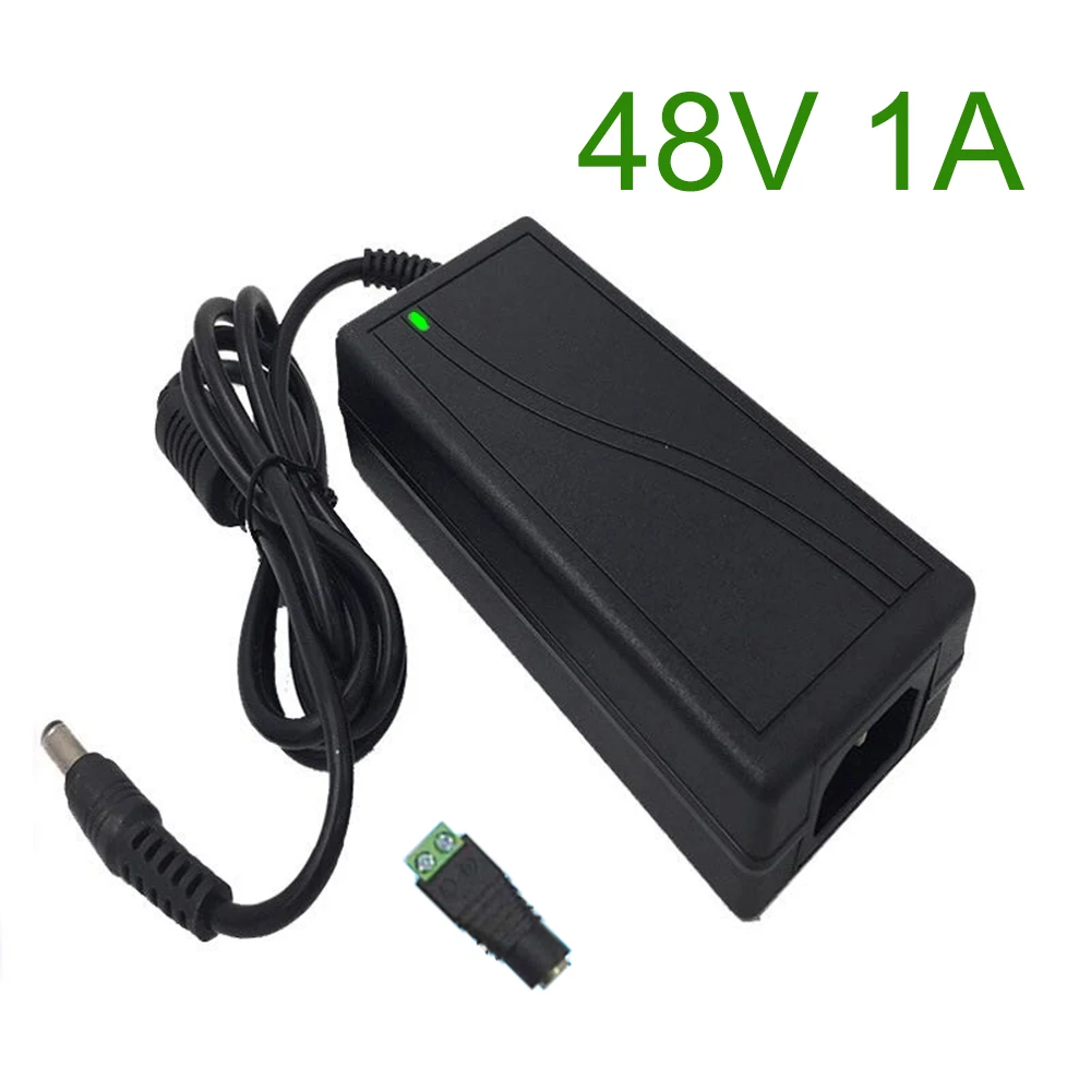

Article 48 v 1a Switching Power Supply 48 Volt Universal Power Adapter 48W Hoverboard Charger AC/DC 220V To 48V LED Transformer