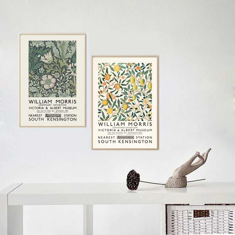William-Morris-The-Victoria-and-Albert-Museum-Exhibition-Wall-Art-Canvas-Painting-Posters-and-Prints-Living (2)
