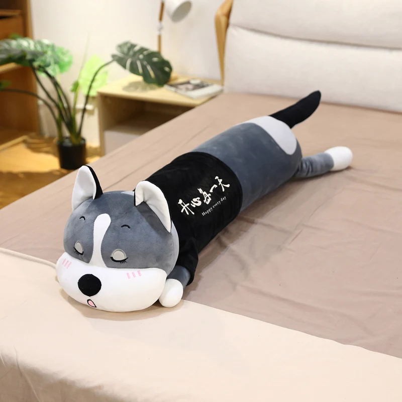 thumbnail image 1 of Juguetes de peluche de Husky largo para niños y niñas, cojín de dibujos animados para dormir, muñecas de animales de peluche suaves, almohada de amor para perros, regalo de 140cm, 1 of 5