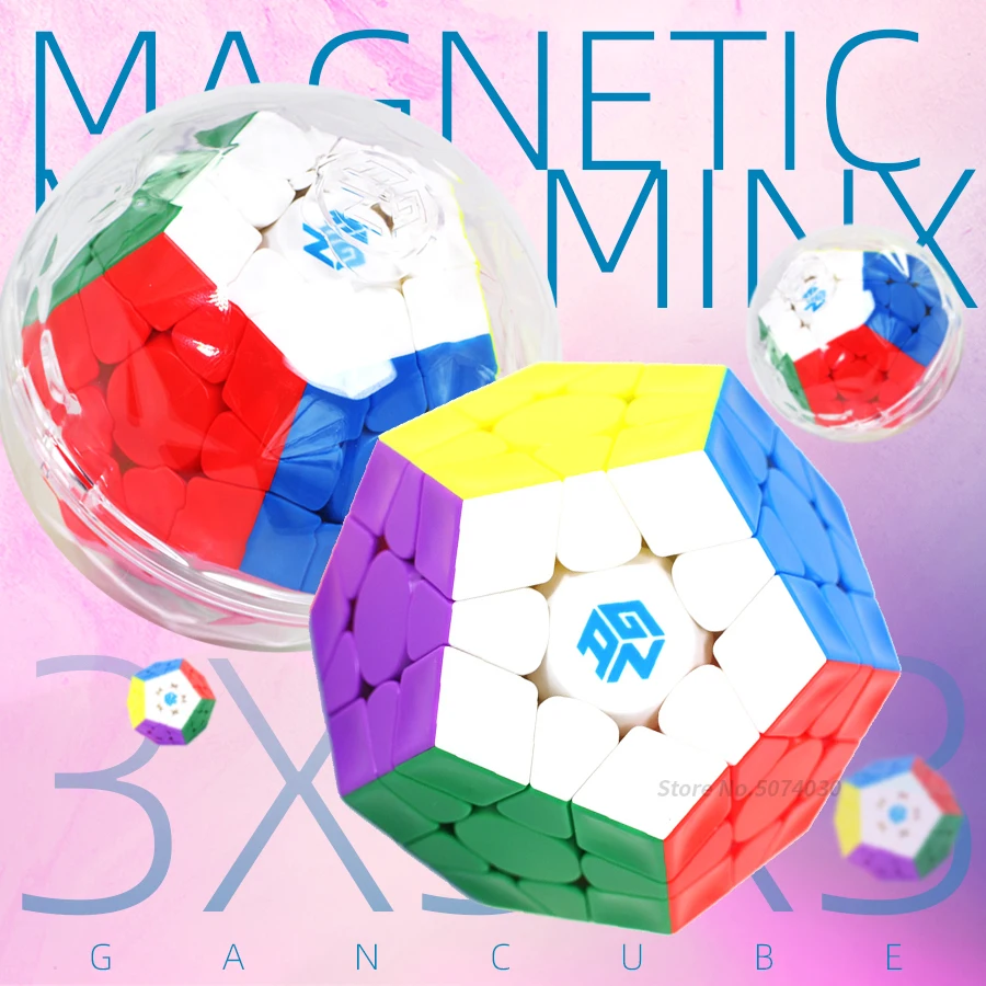 Магнитный куб головоломка Megaminxeds GAN MegaminxM магический магнитный скоростной