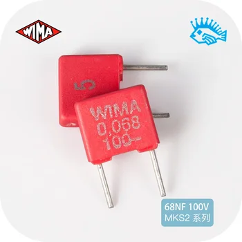 

10pcs/20pcs Original German WIMA 68nF 100V MKS2 series film capacitor