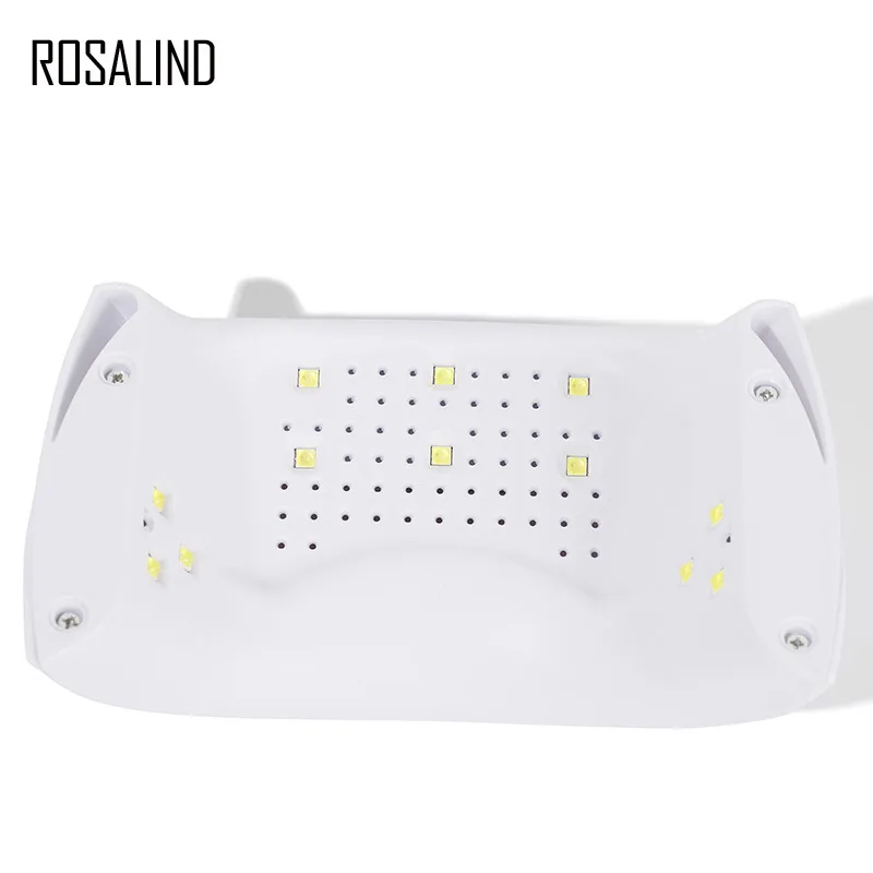 ROSALIND 36 Вт светотерапия машина для ногтей Интеллектуальная Индукционная система УФ лампа быстросохнущая лампа, Сушилка для ногтей Светодиодная лампа