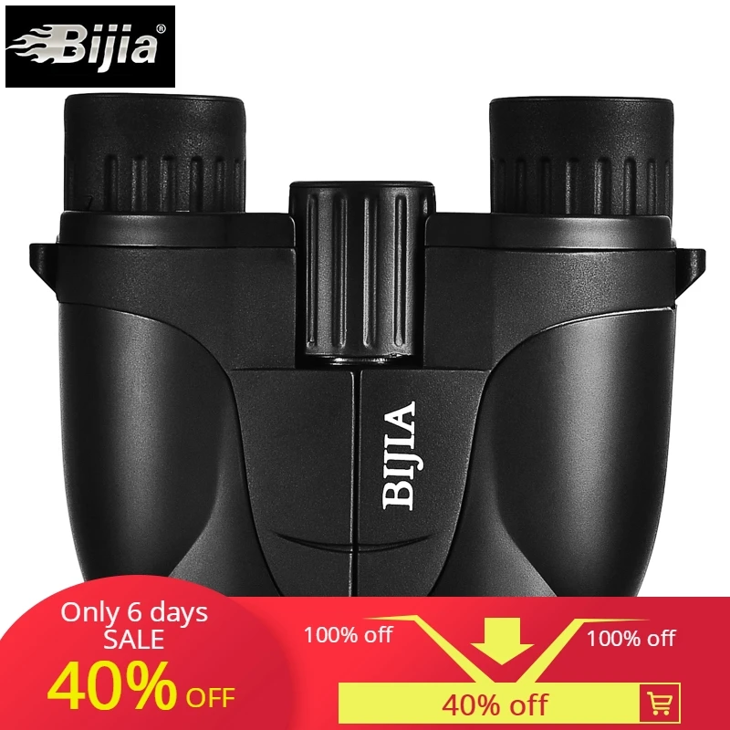 BIJIA 10X25 мини Porro Телескопический Бинокль Карманный свет бинокль Портативный Телескопический бинокль s Кемпинг Охота jumelle инструменты