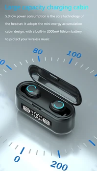 

TWS Bluetooth Earphone Touch Control Mini Earbud With Mic LED Power Display Charge Box Wireless 3D Stereo Music Play Headset