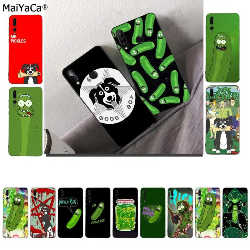 

MaiYaCa Rick and Morty Mr. Pickles Rick Smart Phone Case for Huawei P10 lite P20 pro P20lite P30 pro mate 20 pro mate20 lite