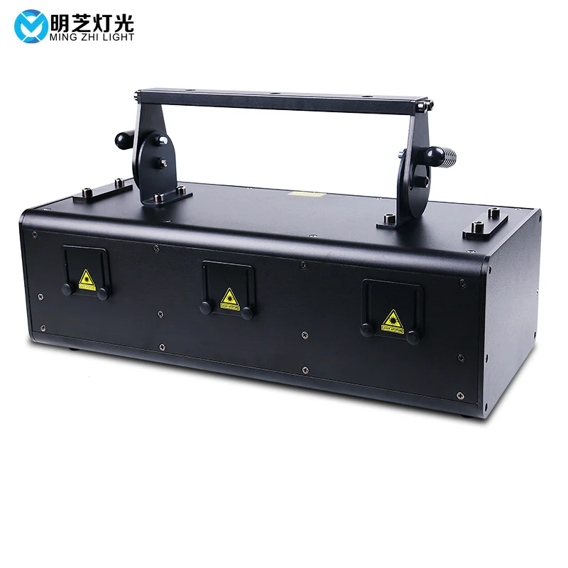 Mingzhi 3*2,5 Вт RGB Полноцветный анимационный лазерный светильник, лазерный проектор, светильник, диско-шар, вечерние светильник, стробоскоп, светильник