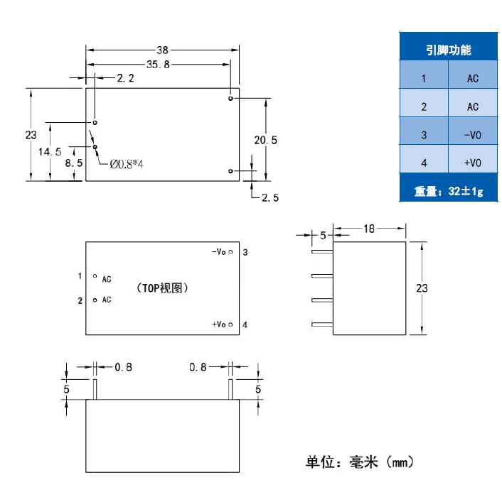 HLK-PM03 AC-DC 220V слот для карт памяти