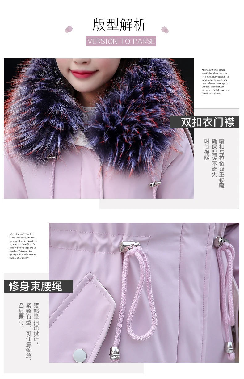 Winter Fleece Womens Parka Coat Thick Warm Long Hooded Outwear Faux Fur Collar Plus Size 4XL Parkas U3
