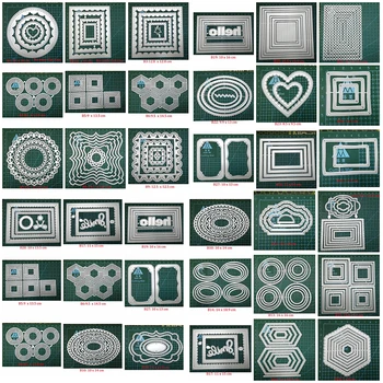 

B series Basic Framework Border Set Metal Crafts Layering Metal Cutting Dies Making Scrapbooking Dies Paper Cards Crafts