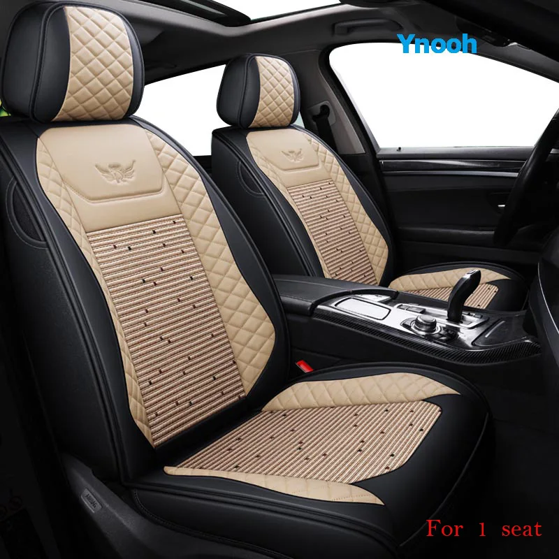 Ynooh автомобильные чехлы на сиденья для volkswagen touareg polo sedan passat b3 caddy tiguan golf beetle, защита для автомобиля - Название цвета: color 5