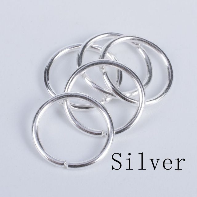 3-12mm Single Loop Open Jump Rings Diy Jewelry Making Accessories Split Rings Connectors For Jewelry Making Supplies