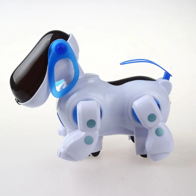 Electric Robot Dog Light Included Light Music Universal Wheel Will Shake Head And WAG Tail Children'S Educational Toy Supply of