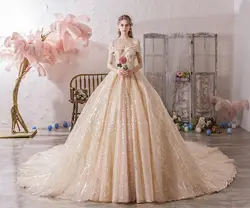 Бальное платье свадебное платье 2019 милое платье принцессы на шнуровке свадебное платье с открытыми плечами платье невесты в пол