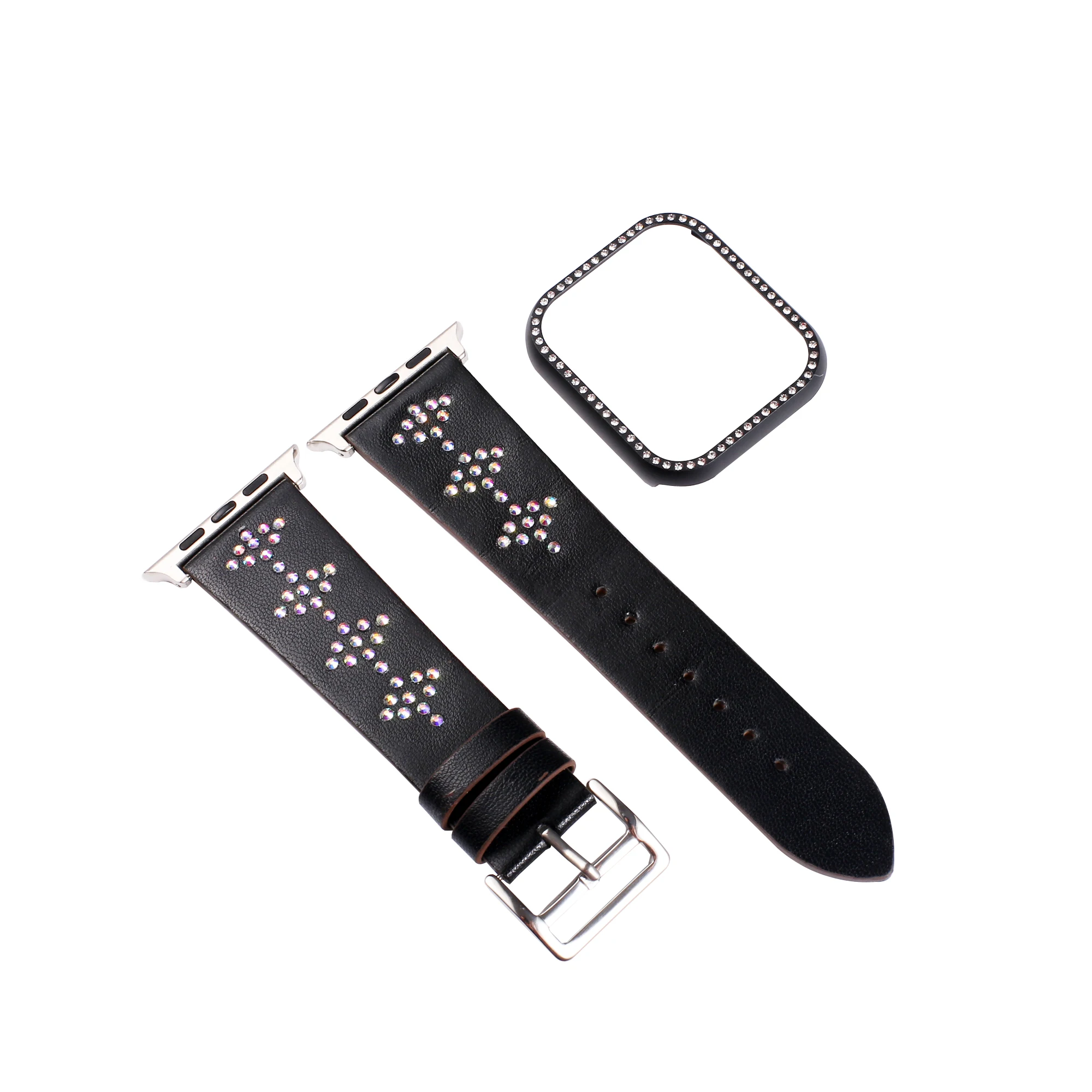 Кожаный ремешок и защита от падения Чехол для часов для apple watch band 42 мм 38 мм браслет для iwatch 4 44 мм 40 мм серия 3 2 1