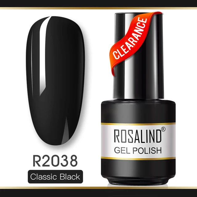 ROSALIND 7ML Nail Gel Polish Hybrid Varnishes All For Manicure Nails Art Base Top Coat UV Lamp Vernis Semi Permanent Varnishes RAR2038