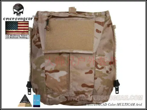 MCAD EmersonGear тактический жилет сумка на молнии панель для AVS JPC2.0 CPC жилет - Цвет: MCAD