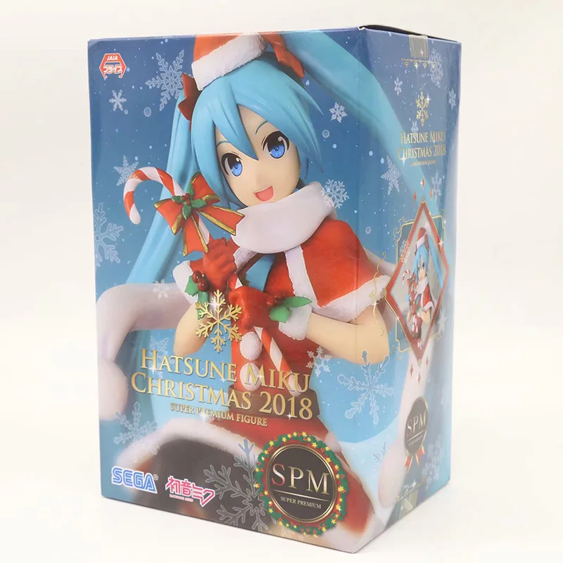 Anime Peripheral Miku Hatsune Miku V Home Christmas Hatsune Christmas Clothes Prize Figure Garage Kit Model Boxed