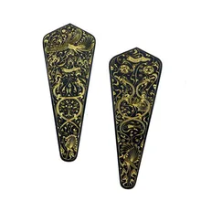 Китайская династия Хань Haidun Hou Danglu Чистая медь креативная металлическая Закладка для книги бронза Золотая подарочная коробка