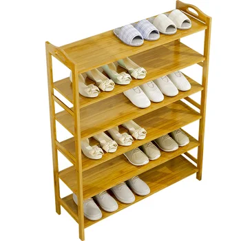 

Shoe Frame Solid Wood Simple Household Economical Assembly Multifunctional Multi-layer Provincial Space Shoe Frame