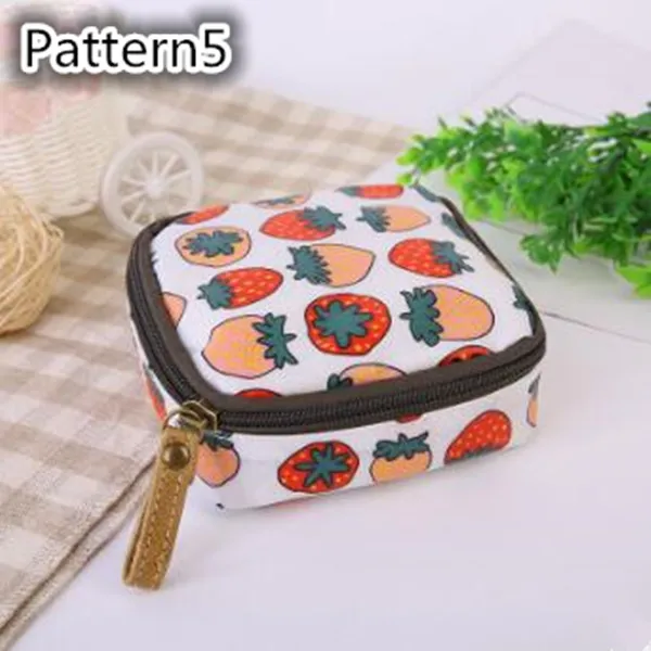 Pattern5 Многофункциональный влажный мешок многоразовый мешок для мамы тканевые прокладки менструальные прокладки гигиенические прокладки Сумки монета Помада Макияж сумка Макияж инструмент - Цвет: Pattern5