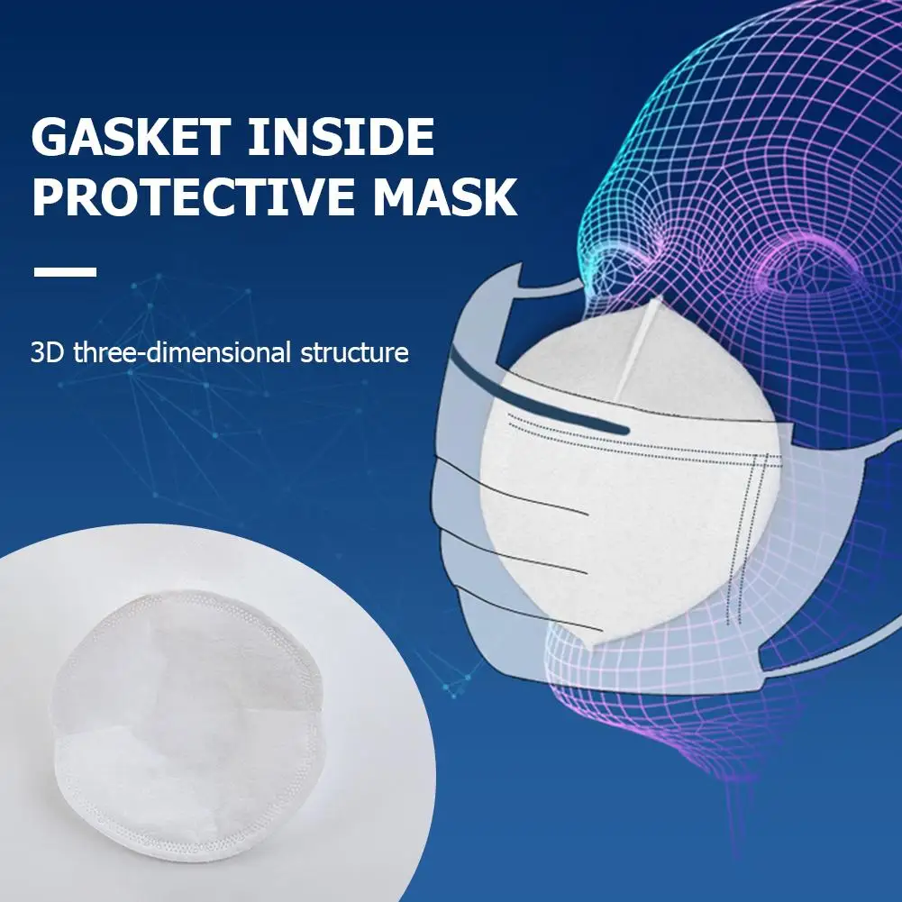 

200pcs Disposable Mask Pad Air Mask Fiters Anti Haze Dustproof Filter Disposable mask pad PM2.5 Masks Protect Replaceable Filte