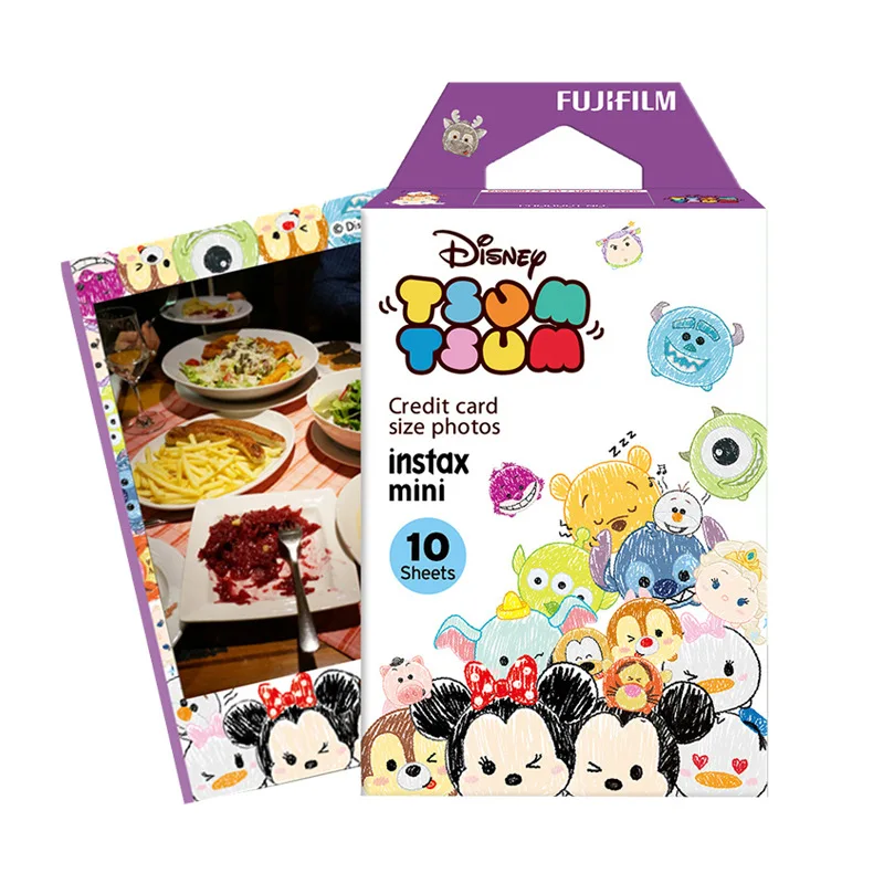 10 листов fuji fujifilm instax mini Color edge fims для instax instant camera mini 7s 25 50s 8 90 фотобумага - Цвет: TISUM