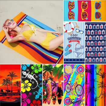 

America Style Printed Beach Towel -fine Fiber Changing Towel Beach Bath For Seaside Beach Swimming Surfing 70x150cm