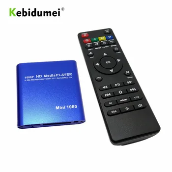 

kebidumei Full HD 1080P HDD Multimedia Player USB External Media Player With HDMI SD Media TV Box Support MKV H.264 RMVB WMV
