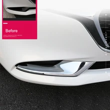 Для Mazda 3 M3 Axela аксессуары хром ABS передняя противотуманная фара светильник накладка украшение 2 шт