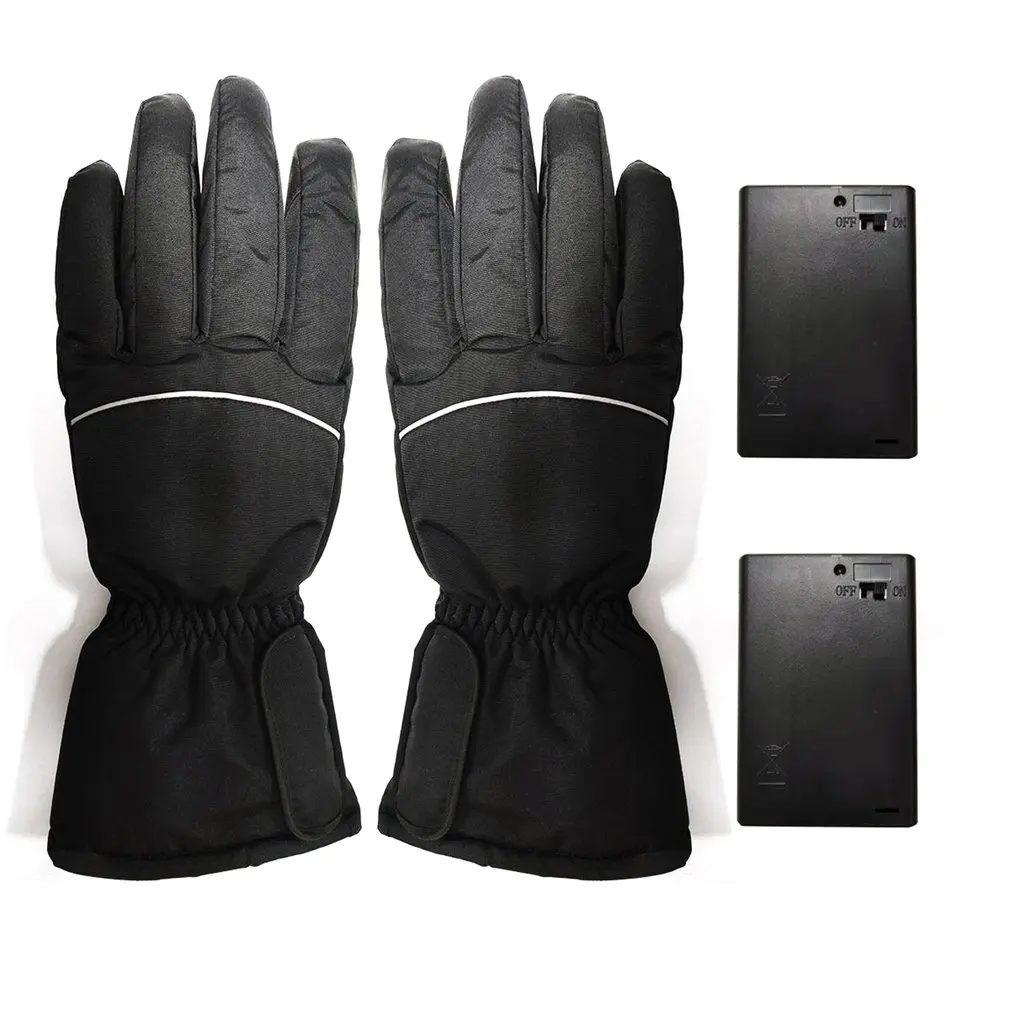 Мотоциклетные Перчатки Водонепроницаемые с подогревом Guantes Moto с сенсорным экраном на батарейках мотоциклетные гоночные перчатки для верховой езды зимние