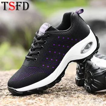 

Black Sport Shoes Male Summer Sneakers Air Cushion Shoes Sport Fly Weaving Men's Running Shoes Platform Sports Shoes Men Shoe V3