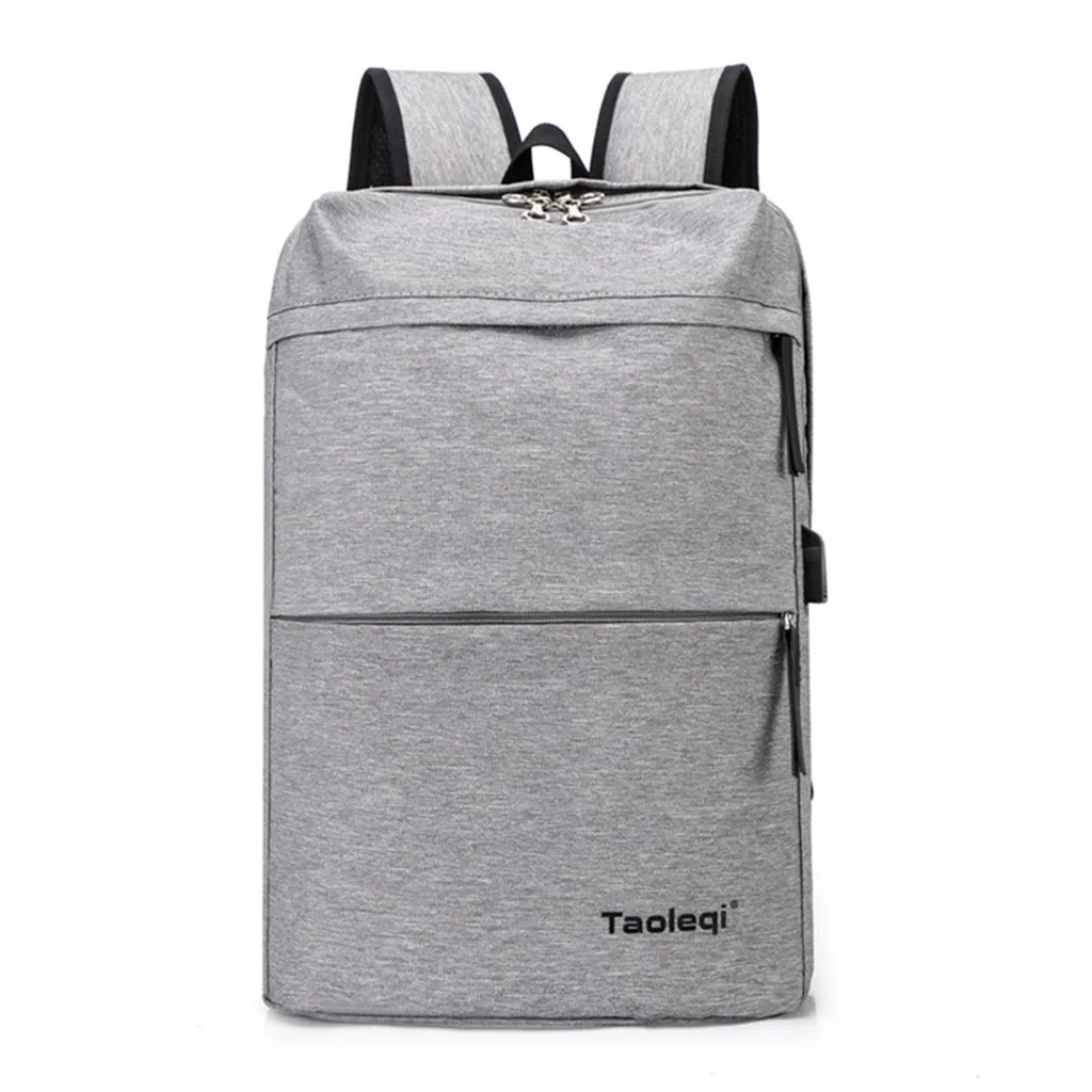 Dropshipping Casual Tops Plus Size Fashion Men Business Laptop Casual Backpack Student Bag Outdoor Travel Backpack With USB