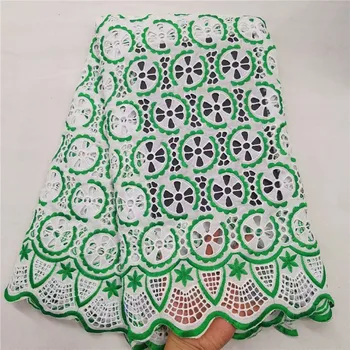 

Fashion Embroidery Dry Lace Fabric African Cotton Lace Fabric For Clothing NCH60(5Yards/Lot)