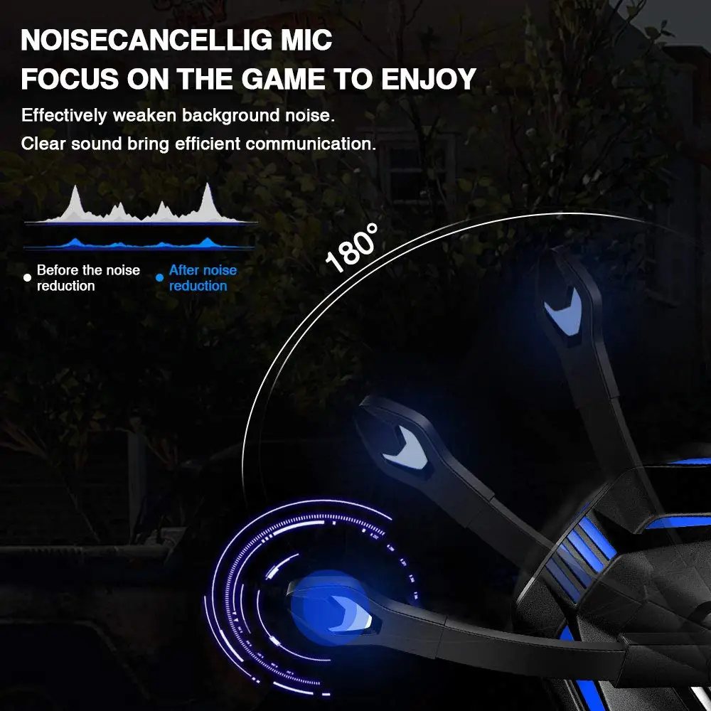 3,5 мм игровая гарнитура микрофон светодиодный наушники для SW PC PS4/Slim/Pro Xbox one Slim