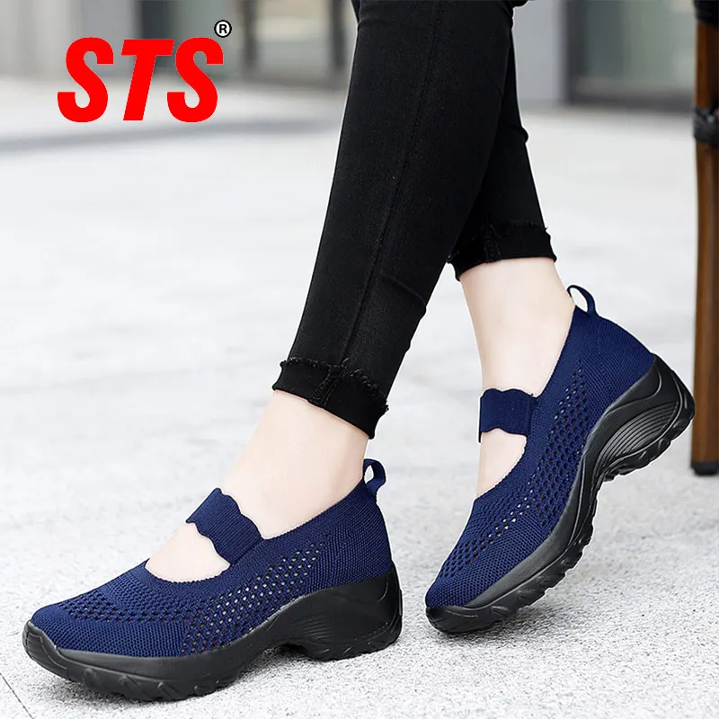 Woman Sneakers Platform-Trainers Lady-Shoes Basket Feminino STS Mujer Casual Tenis Zapatos