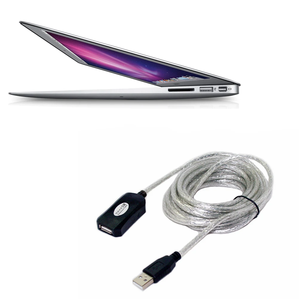 5M Universal Home Extension Anti Interference Accessories Signal Strengthen Data Transmission Office Electronic USB Cable