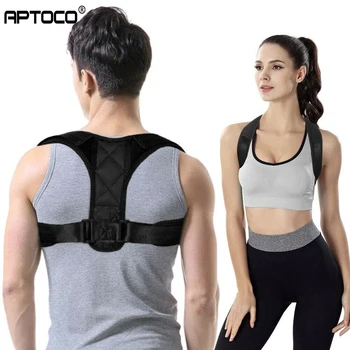 Aptoco Spine Posture Corrector Protection Back Shoulder Posture Correction Band Humpback Back Pain Relief Corrector 1