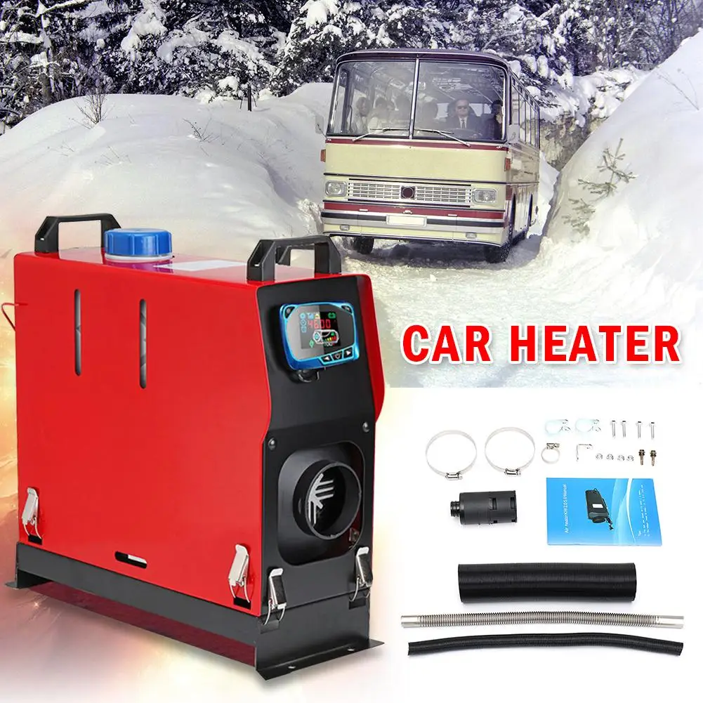 

5000W 12V Car Air Diesels Heater 1 Hole Car Heater For Trucks Motor-Home Boats Bus +LCD Key Switch + Silencer +Remote Car Heater