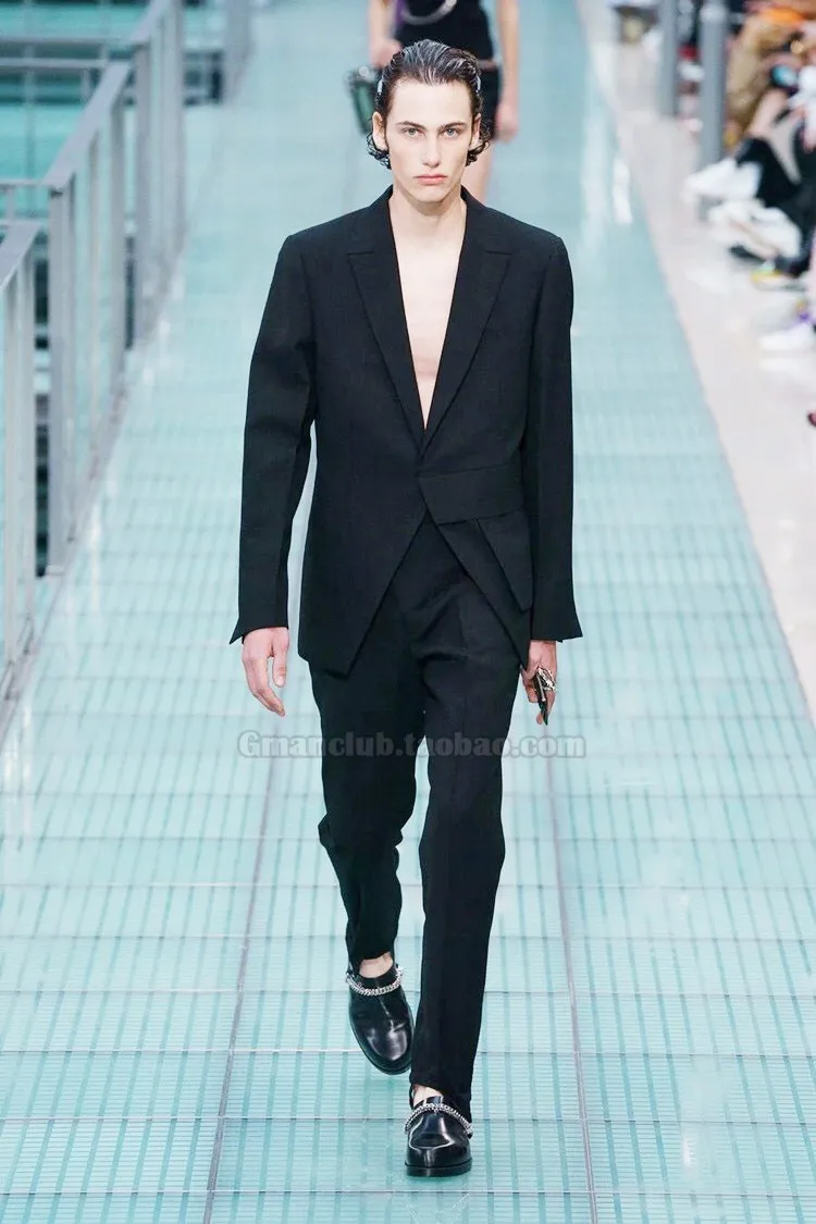 

S-6XL 2020 New Men's Clothing Hair Stylist Show Single button Blazer Suit Coat Plus Size Costumes