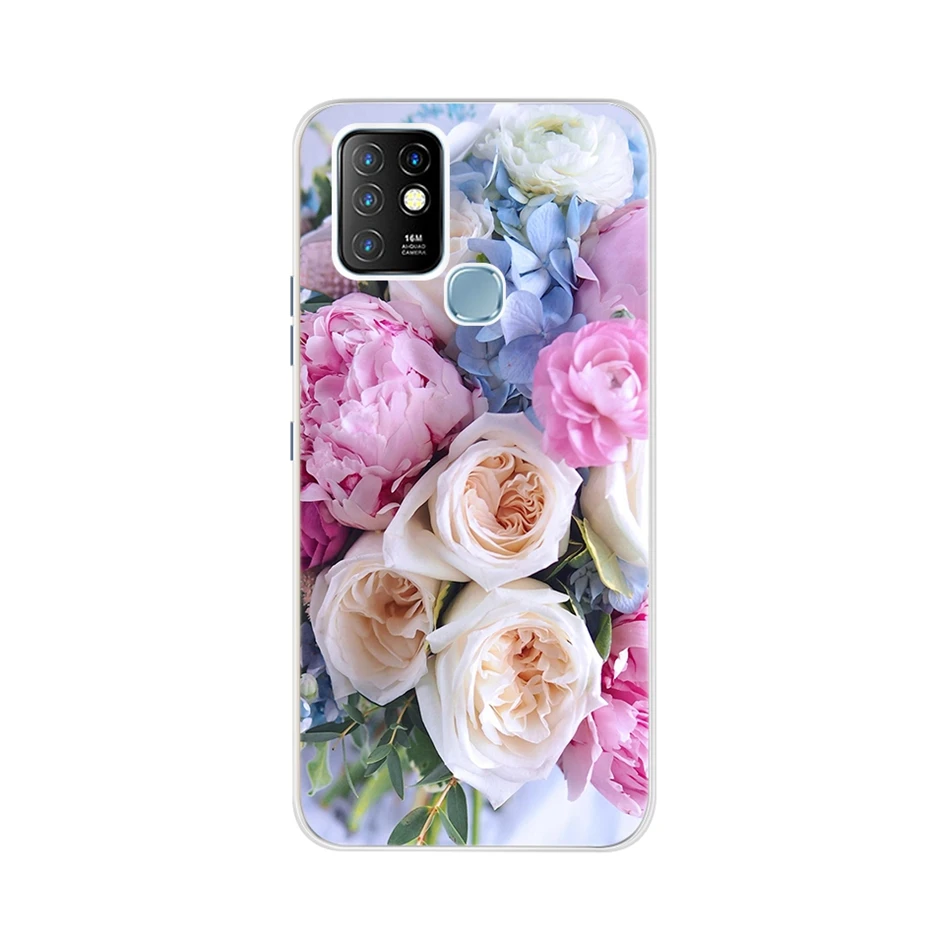 Soft Silicone Phone Back Cover for Infinix Hot 10 Series