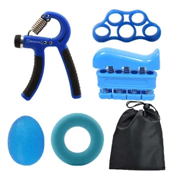 

5PC/Set Gym Fitness Adjustable Hand Grip Finger Forearm Muscle Exerciser Trainer Practical Training Accessories