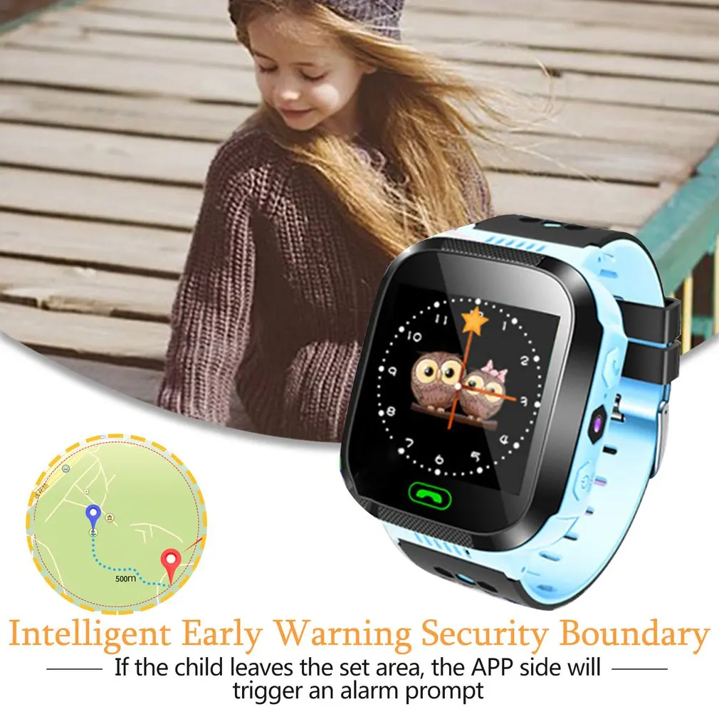 A16 Waterproof Kids Smartwatch Waterproof Lbs Base Station Tracking Positioner S0S Sim Call Smartwatch with Camera