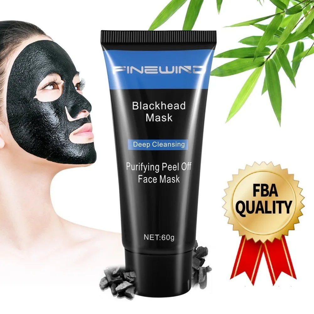 MABOX Deep Cleansing purifying peel off Black mud Facial mask Remove blackhead facial nose Acne remover Face care| |