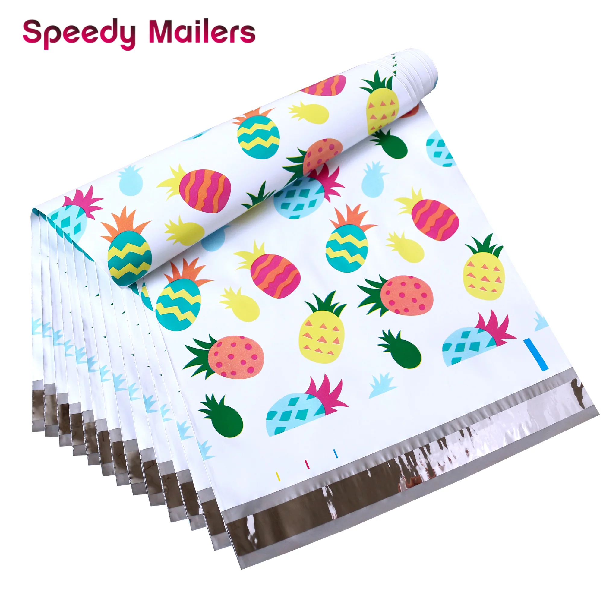 Speedy Mailers 24 Design Colorful Poly Mailer Creative Printing Poly Mailer Self Seal Plastic Packing Envelope Bags 10PCS/Pack