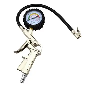 

Multifunctional Air Tire Tyre Pressure Inflator Gauge Meter Dial Vehicle Tester Tire Repair Tools for Car Truck Motorcycle
