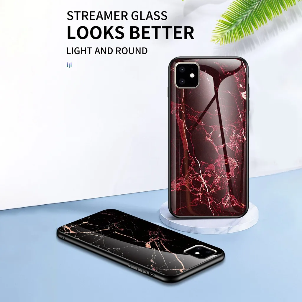 20# чехол для IPhone 11 глянцевый Marbl-e TPU Мягкий резиновый чехол для IPhone 11 ультра тонкий задний бампер для телефона