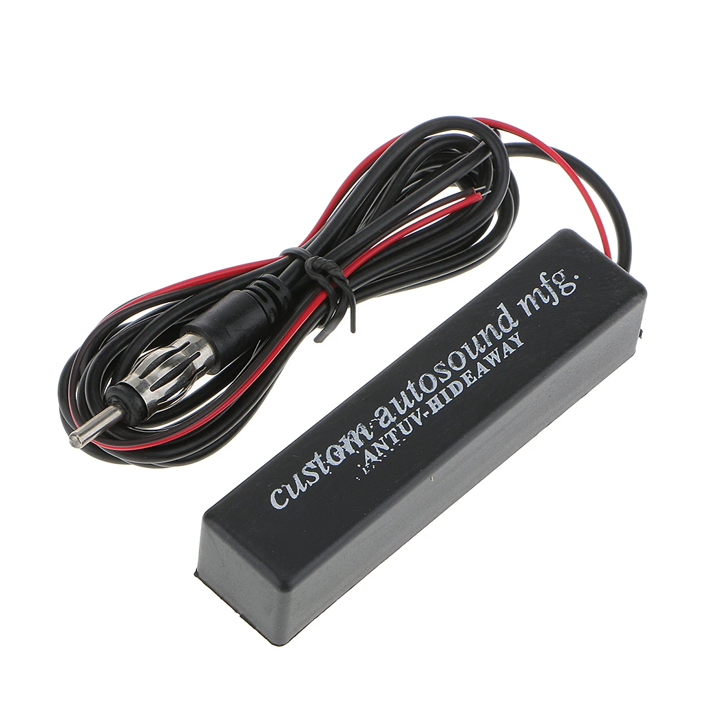 Car Auto Electronic Stereo Radio FM Hidden Amplified Antenna Aerial Booster