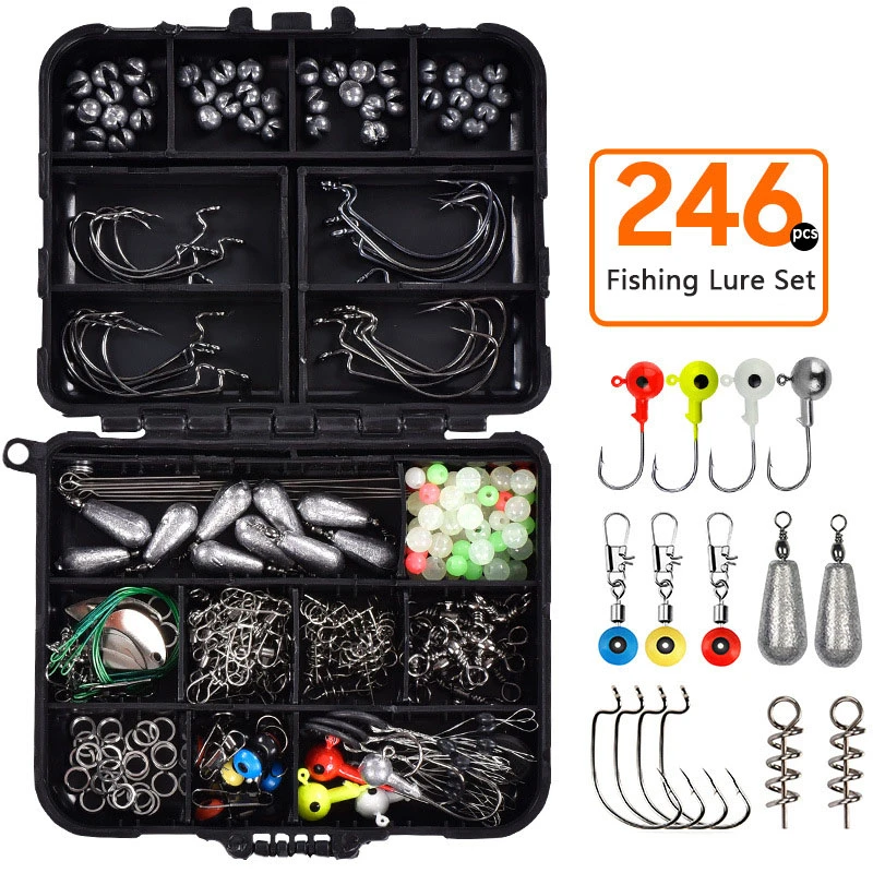 釣り用ルアーのセット 多機能収納ボックス フック用品 海釣りアクセサリー 246個 釣りタックルボックス Aliexpress 釣り用ルアーのセット 多機能収納ボックス フック用品 海釣りアクセサリー 246個 釣りタックルボックス Aliexpress
