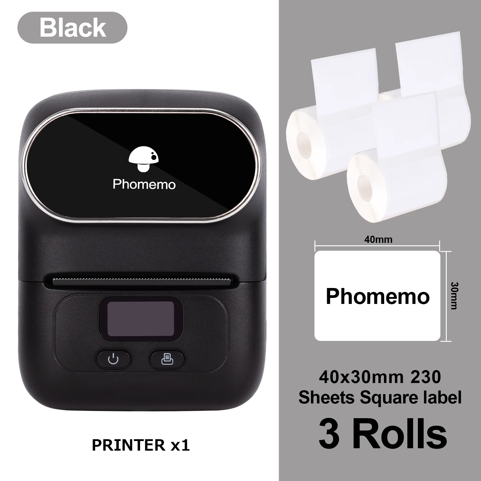 small phone printer Phomemo M110 Mini Portable Thermal Label Printer Multi-function Self-Adhesive Sticker Label Maker Machine for Office Clothes Tag mini handheld printer Printers